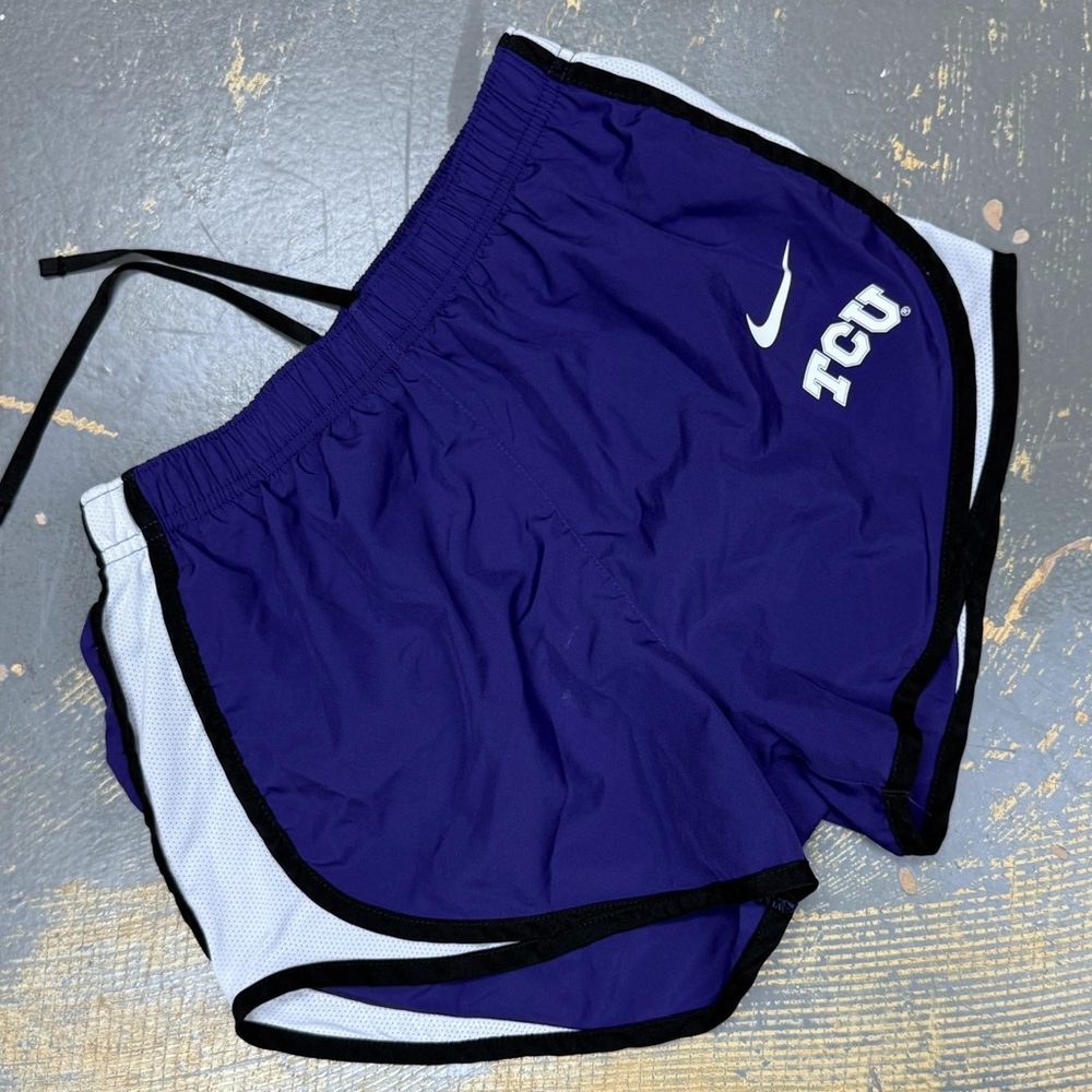 Nike TCU Texas Christian University Horned Frogs AV6822-566 Small Tempo Shorts